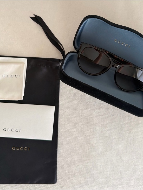 Gucci Accessories - NEW Gucci GG0636SK 002 Havana Sunglasses with Velvet-Lined Case